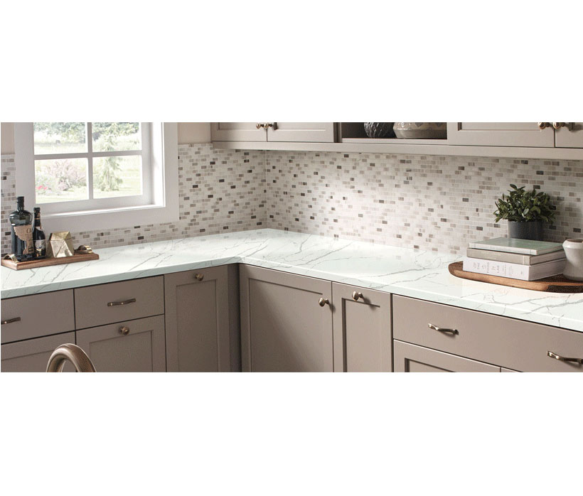 Gold Calacatta Quartz Countertops