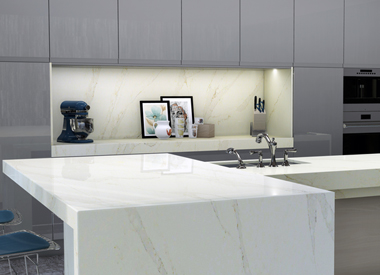 Calacatta Quartz Stone, Gold Calacatta Quartz Countertops, Artificial ...